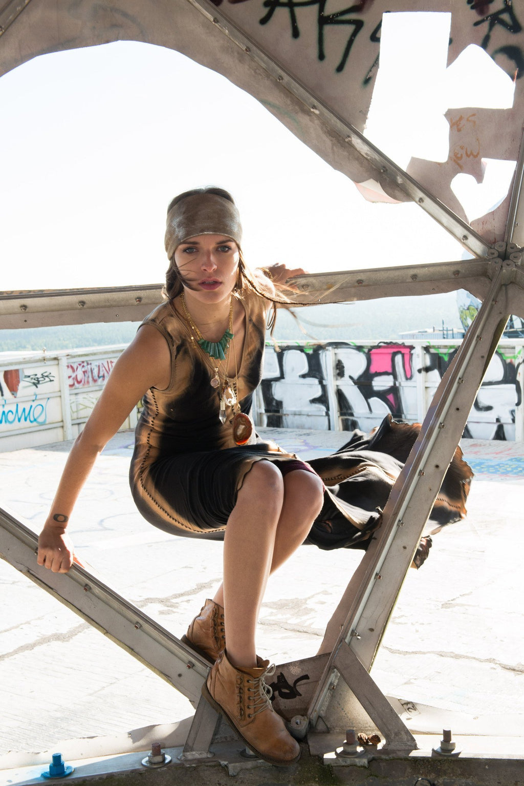 Aventurin Collier Crystal and Sage Jewelry