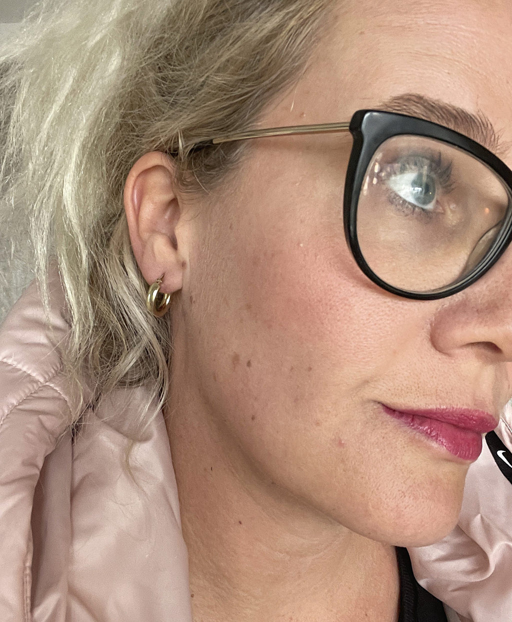 Kreole aus 925 Sterling Silber, vergoldet Crystal and Sage