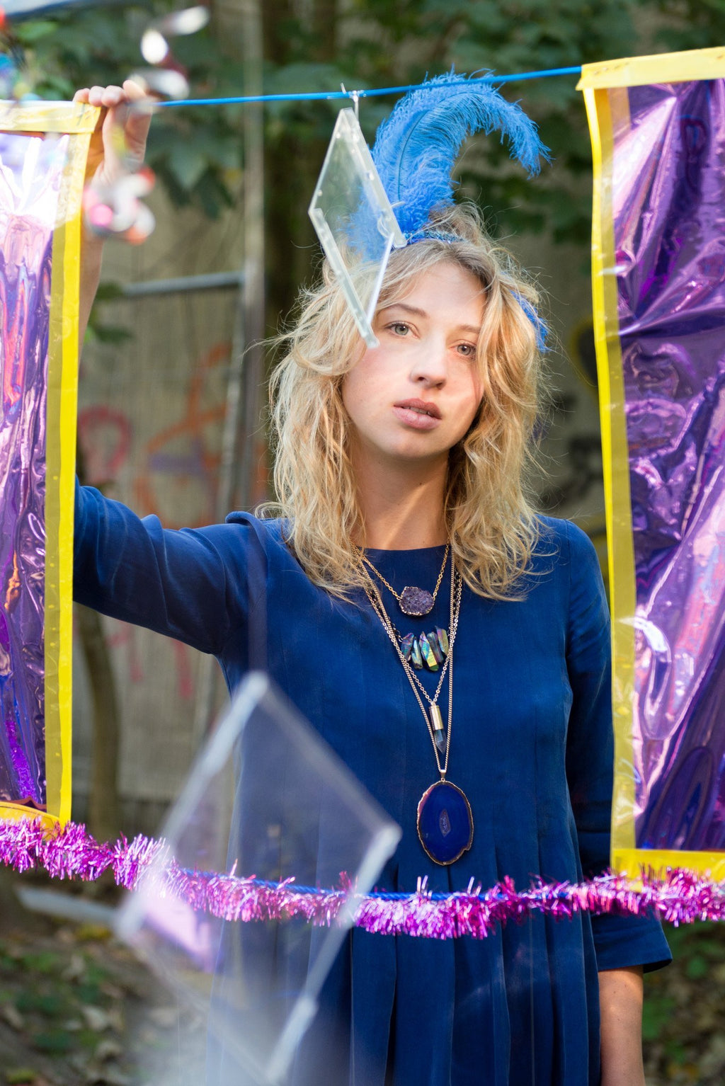 Aura Quarz Regenbogenquarz Kette Crystal and Sage Jewelry