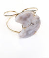 Rosa Amethyst Mond Armreif vergoldet Crystal and Sage Jewelry