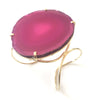 Achat Armreif blau vergoldet Crystal and Sage Jewelry