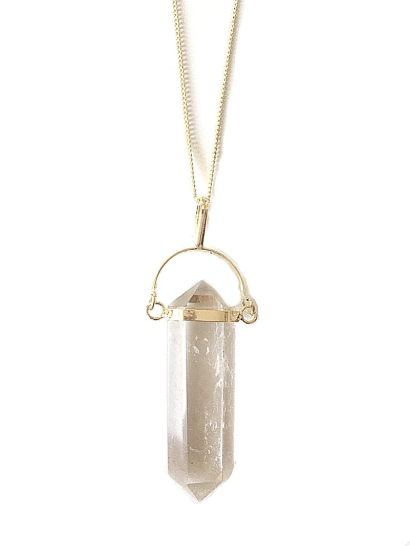 Bergkristallpendel Halskette Crystal and Sage Jewelry