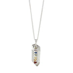 Chakra Bergkristall Halskette, vergoldet Crystal and Sage Jewelry