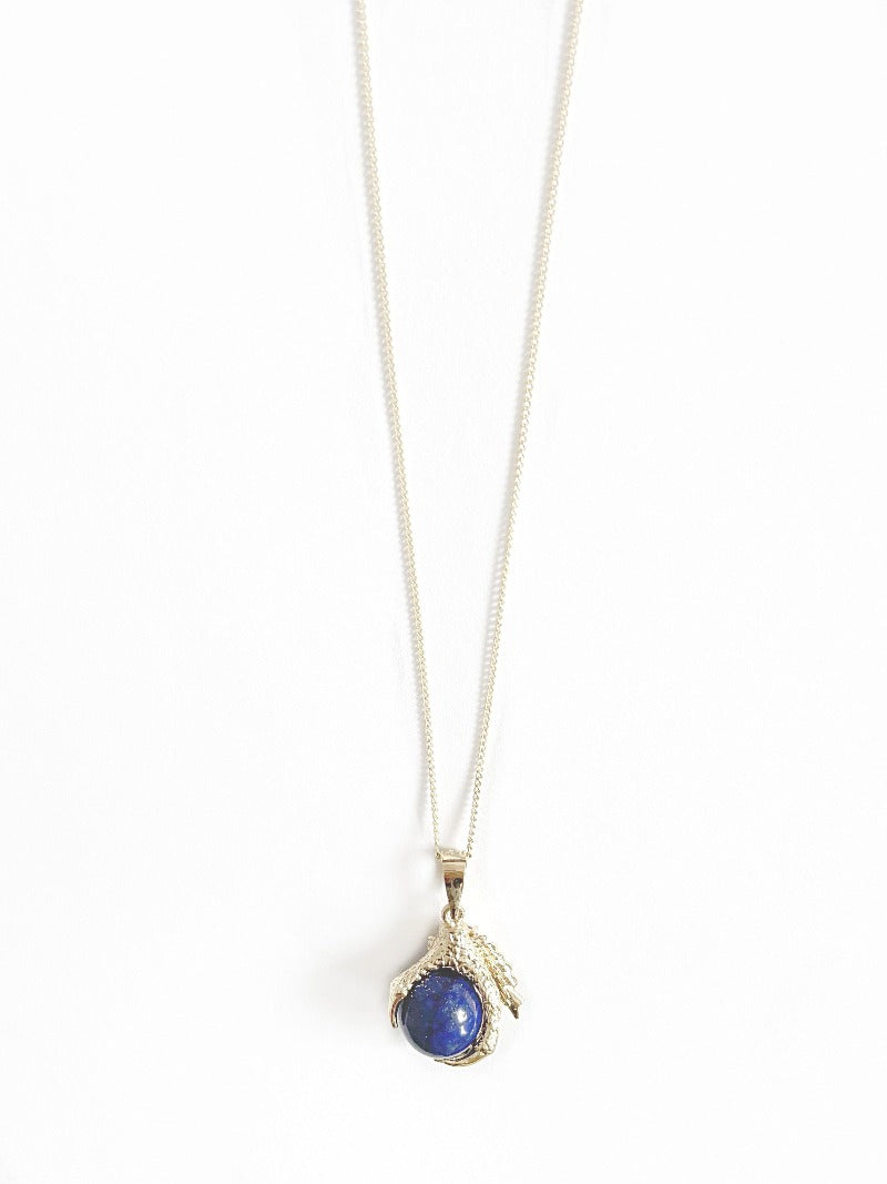 Lapislazuli Kette mit Drachenkralle Crystal and Sage Jewelry